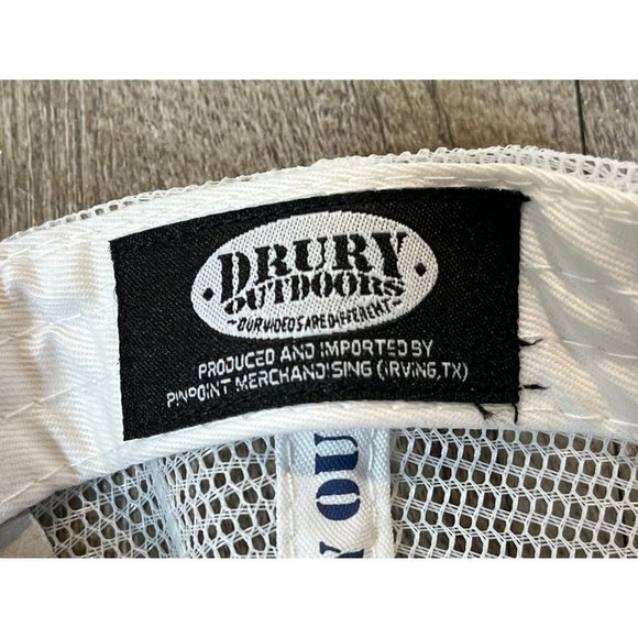 Drury Outdoors DOD Snapback Adjustable Trucker's Hat Red/White/Blue - Picture 6 of 10